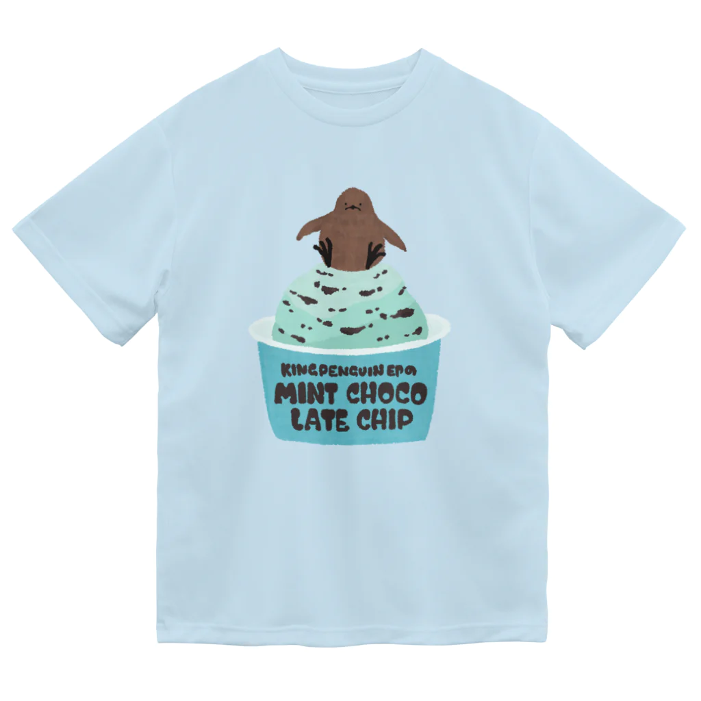 nagisa-ya(なぎさや) ペンギン雑貨のペンギン印のチョコミントアイス Dry T-Shirt