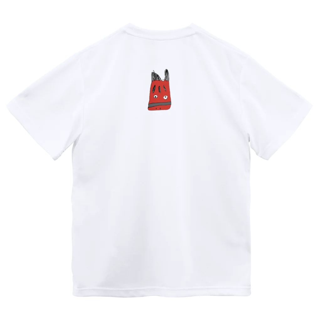 もじゃもじゃの赤いウシ Dry T-Shirt