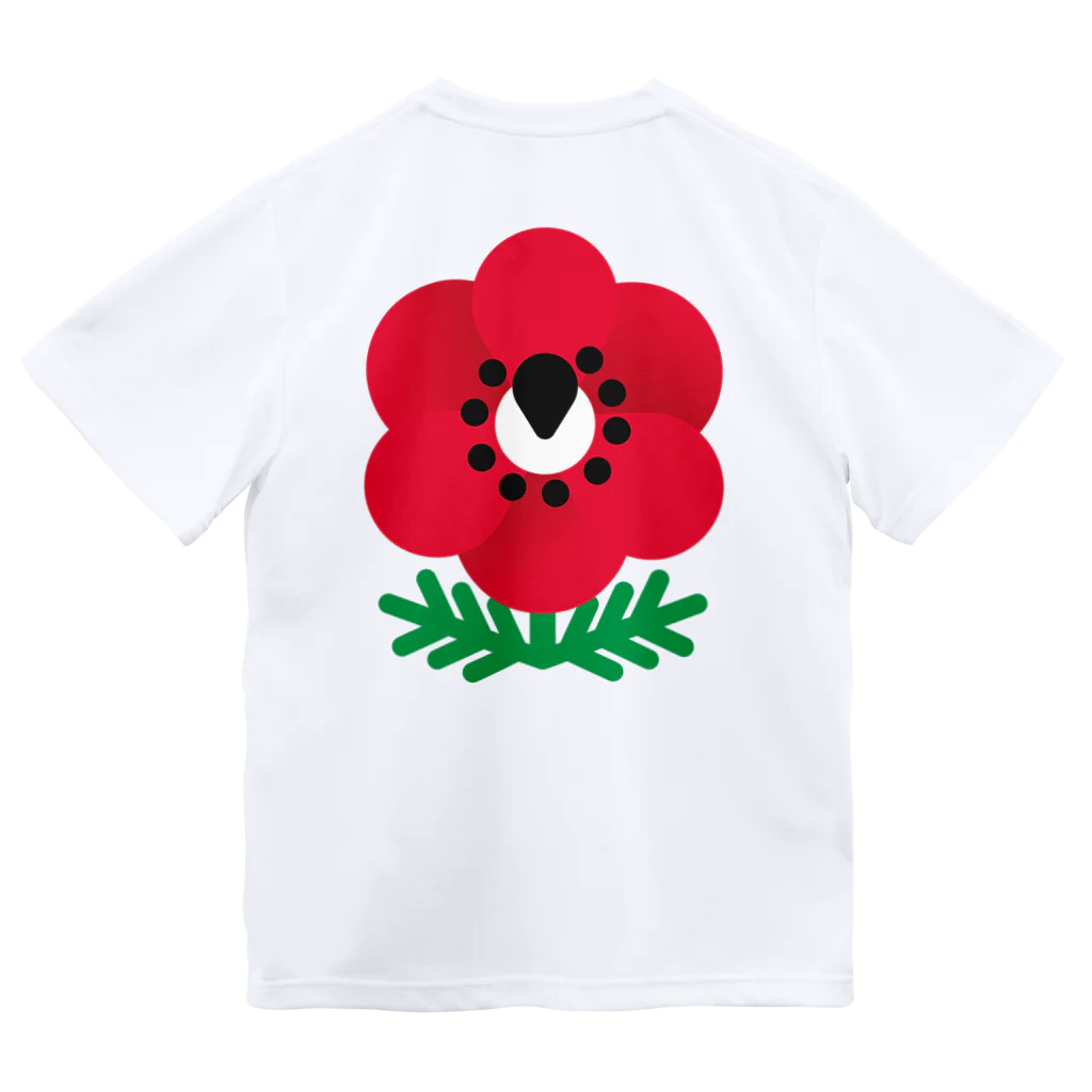 cdh-designのポピー（パレスチナへ寄付） Dry T-Shirt