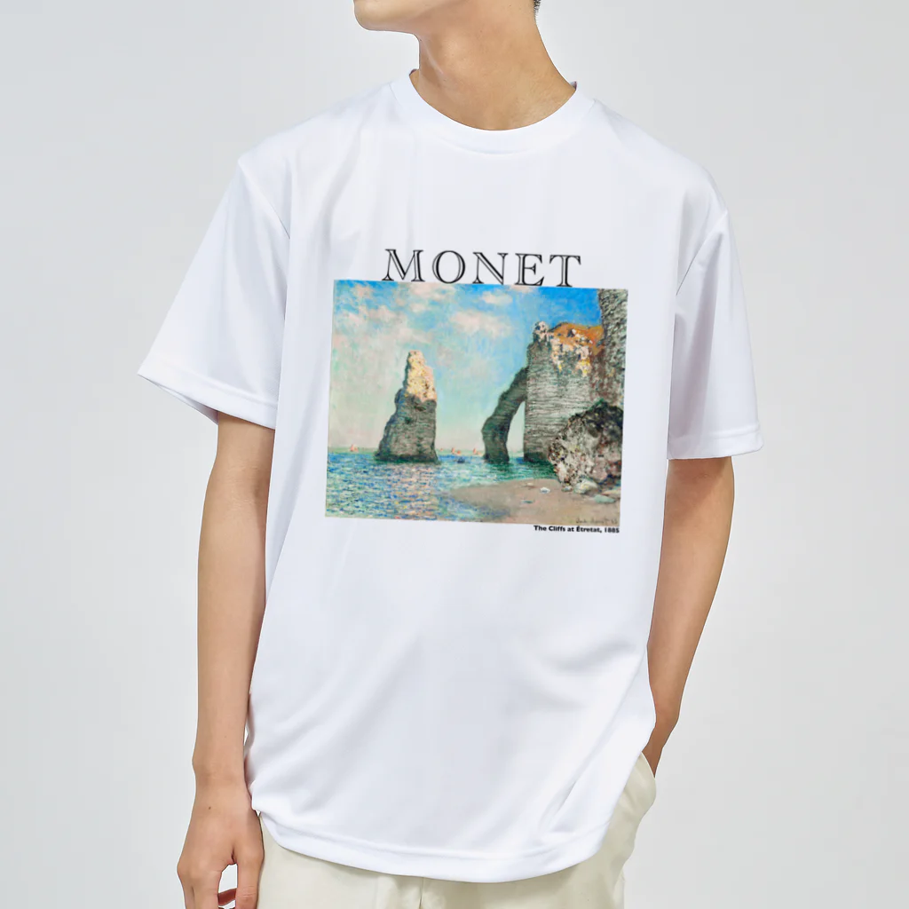 MUGEN ARTのモネ　エトルタの断崖  Claude Monet Dry T-Shirt