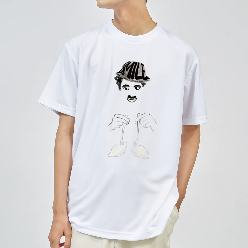 月夜のタツノオトシゴのSMILE Dry T-Shirt