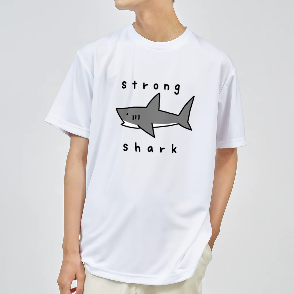 強いサメ / 強いサメ ( strong_shark )のドライTシャツ通販