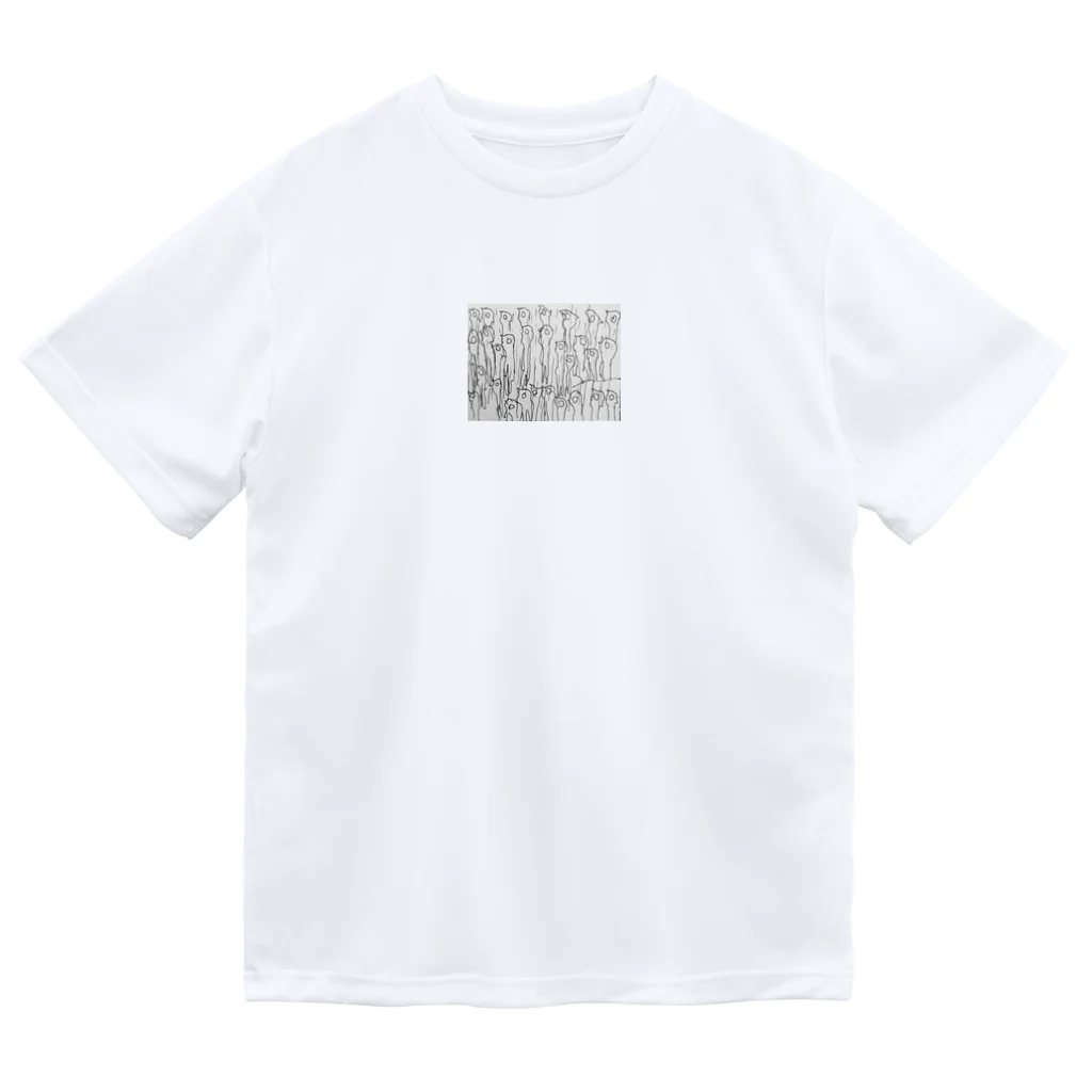 民　三角　（たみ　みかど）の花の専門店の雨を見る人々 Dry T-Shirt
