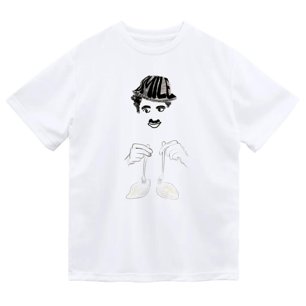 月夜のタツノオトシゴのSMILE Dry T-Shirt