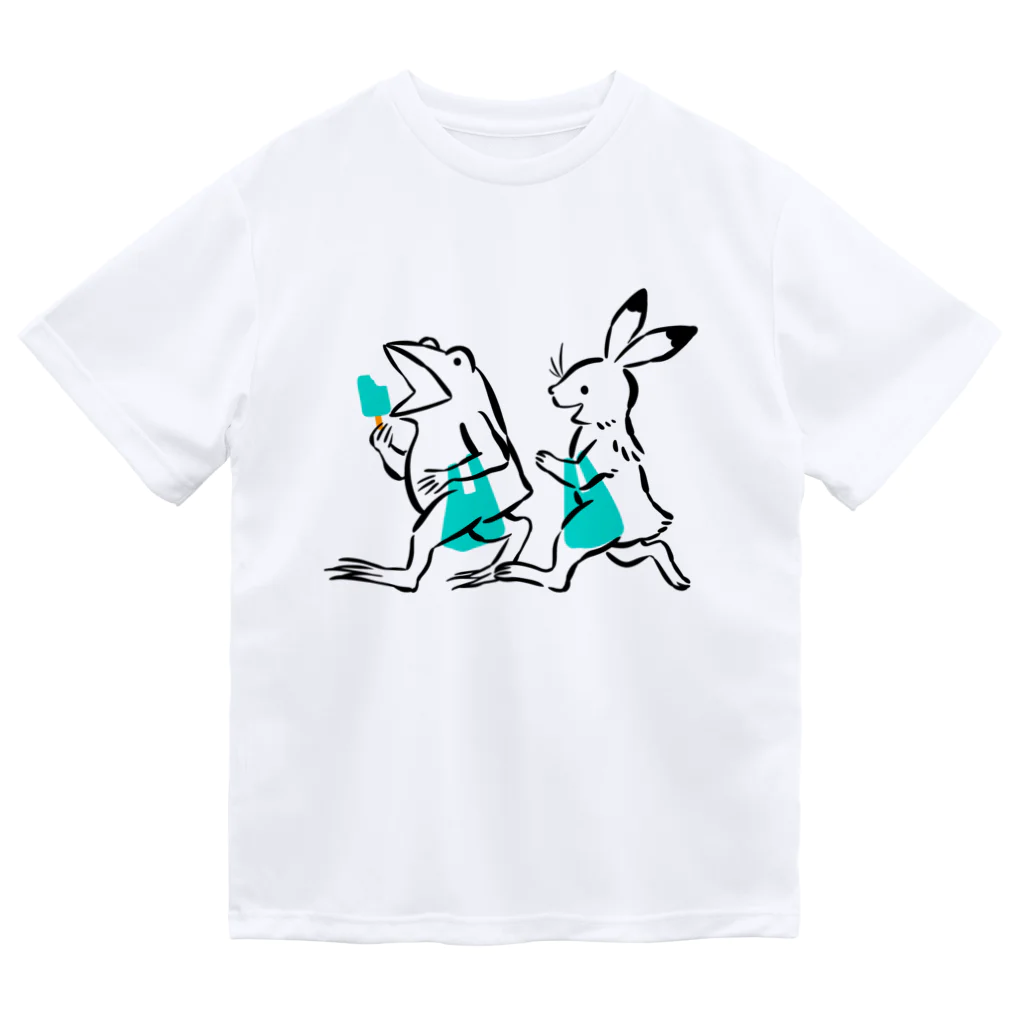 しきいろの鳥獣戯画(ポップ/買い物) Dry T-Shirt