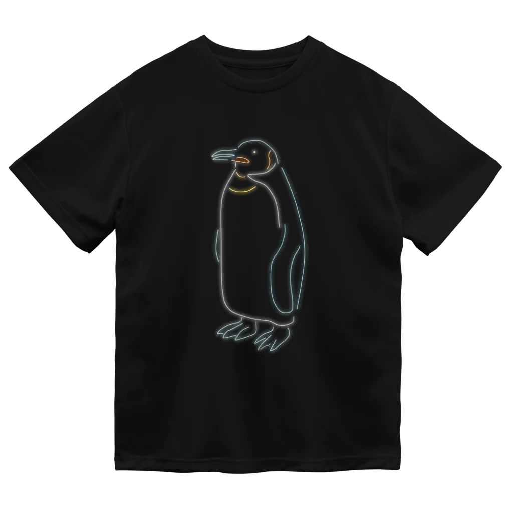 よははショップのネオンのオウサマペンギン Dry T-Shirt