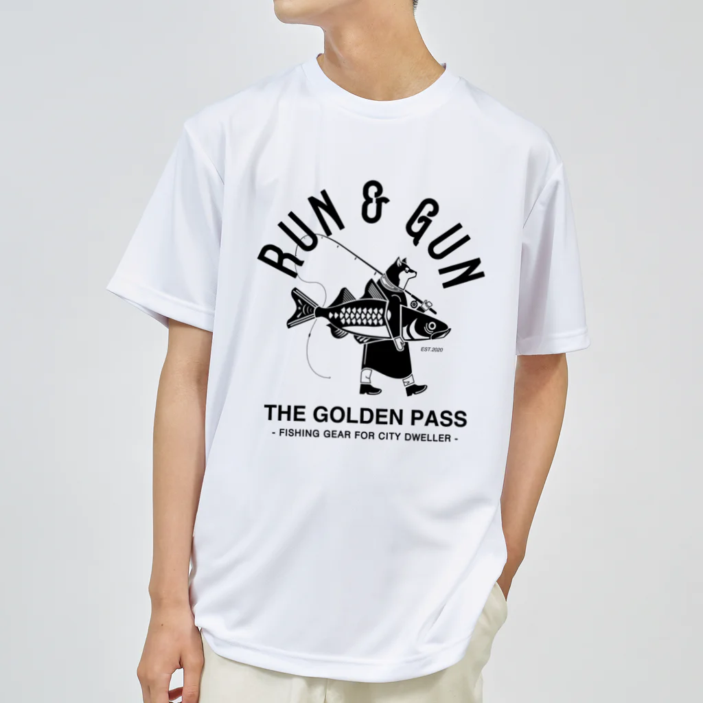 The golden pass.の釣り柴犬 Dry T-Shirt