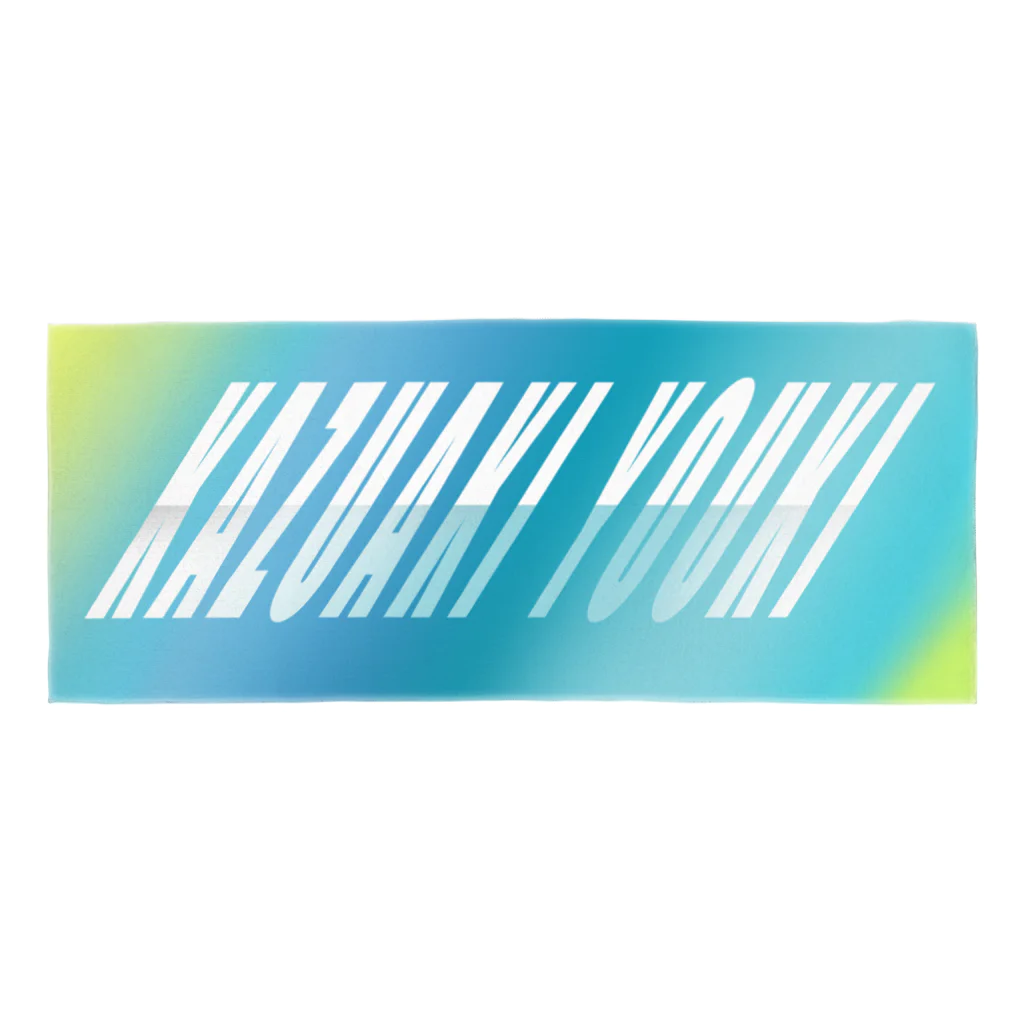 MUTのKAZUAKI YOUKIロゴ入り Face Towel