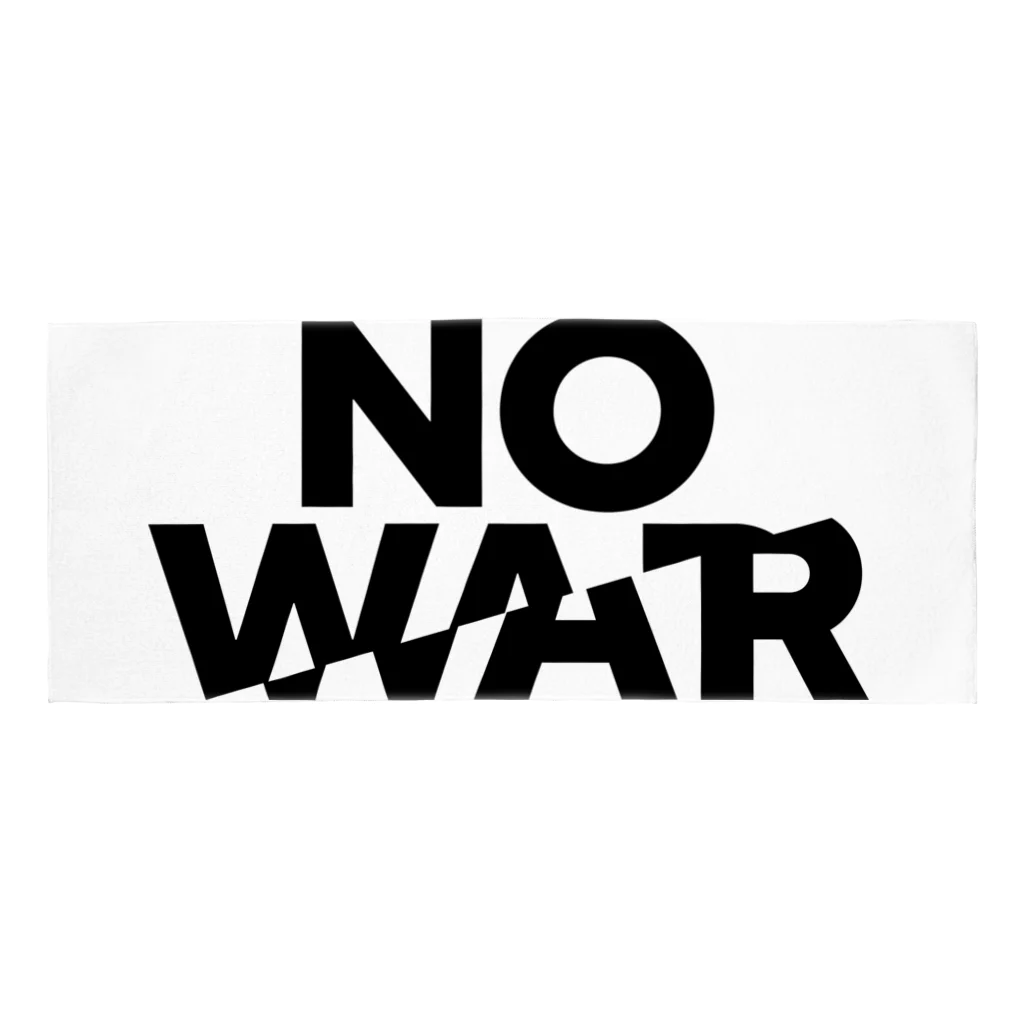 NoMoreWarの反戦｜NO WAR Face Towel