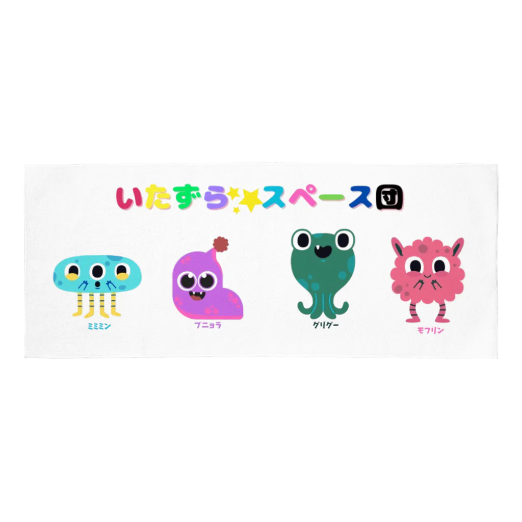 Makanaのいたずら☆スペース団　横バージョン　≪mayumi作≫ Face Towel