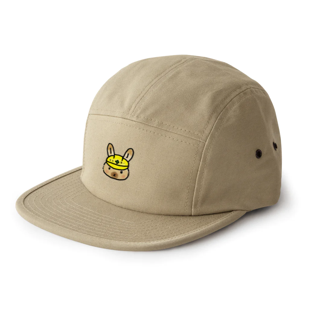 月ウサギの安全第一のうさぎさん 5 Panel Cap