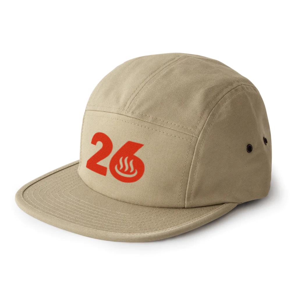 瀬高きりん♨温泉グッズの26 YUKEMURI CLUB 5 Panel Cap