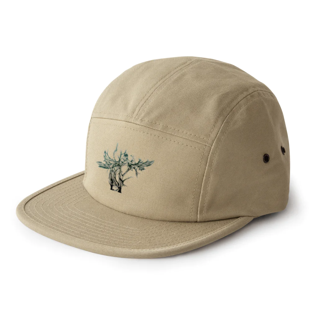 トマトケチャップの夜の森 5 Panel Cap
