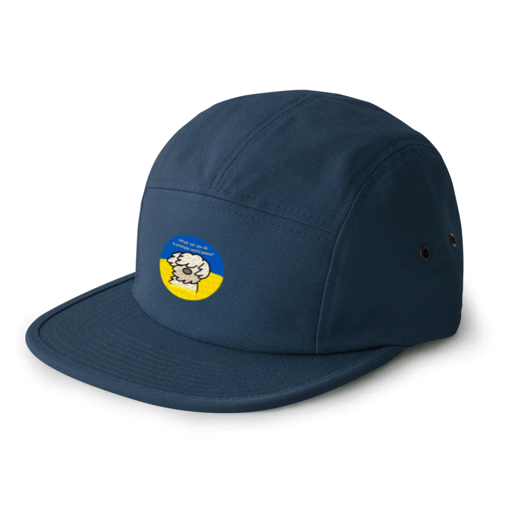 ウクライナのワンコ応援団のウクライナ応援団　マデミック① 5 Panel Cap