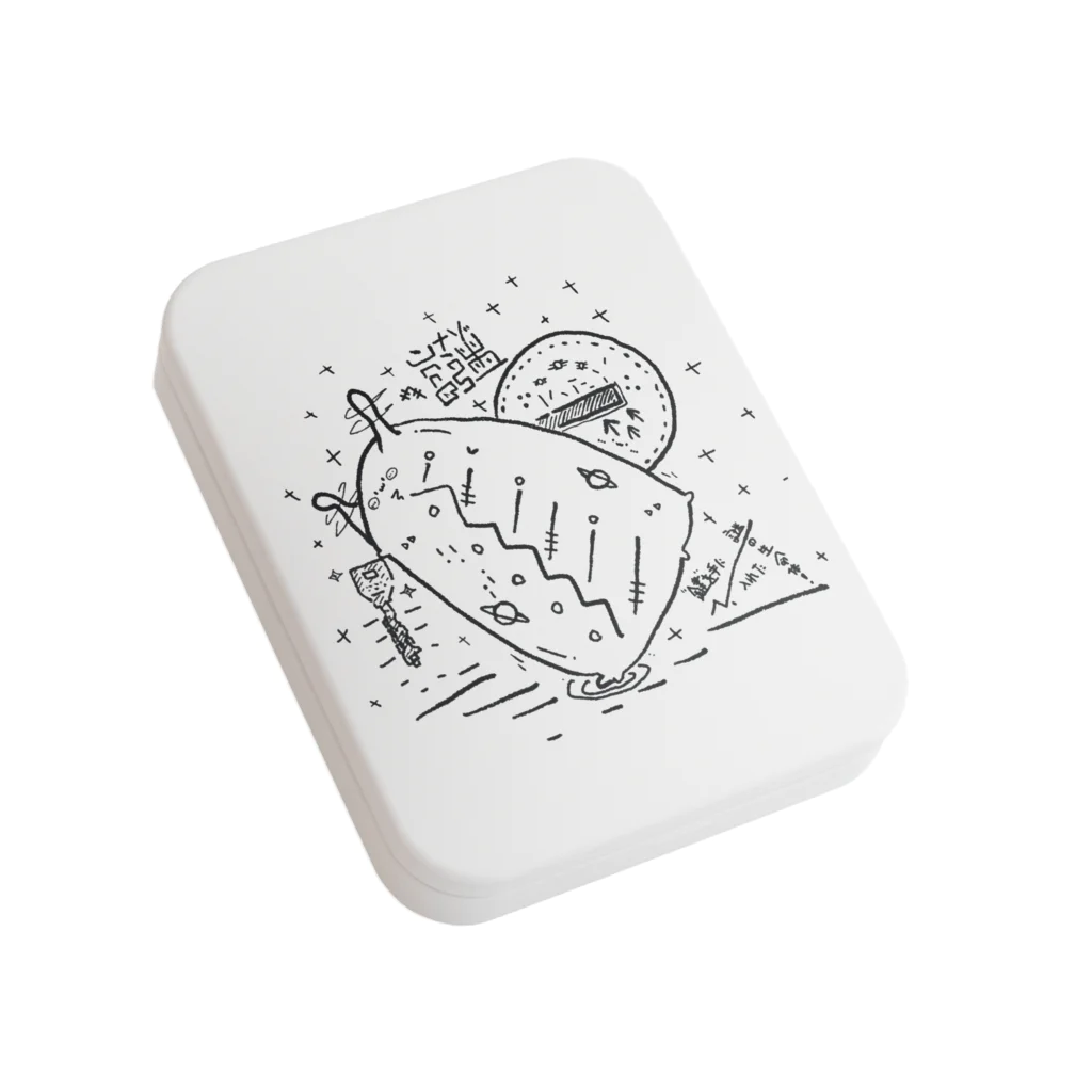 謎の生命体！の“鍵”を手に入れた謎の生命体！🔑 Flat Tin Case