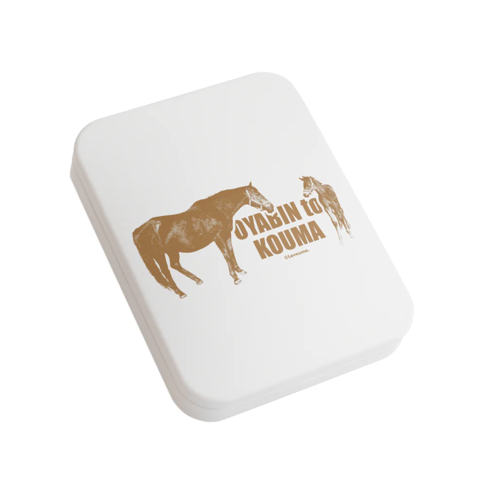 Loveuma. official shopのOYABIN to KOUMA by Tomina farm Flat Tin Case