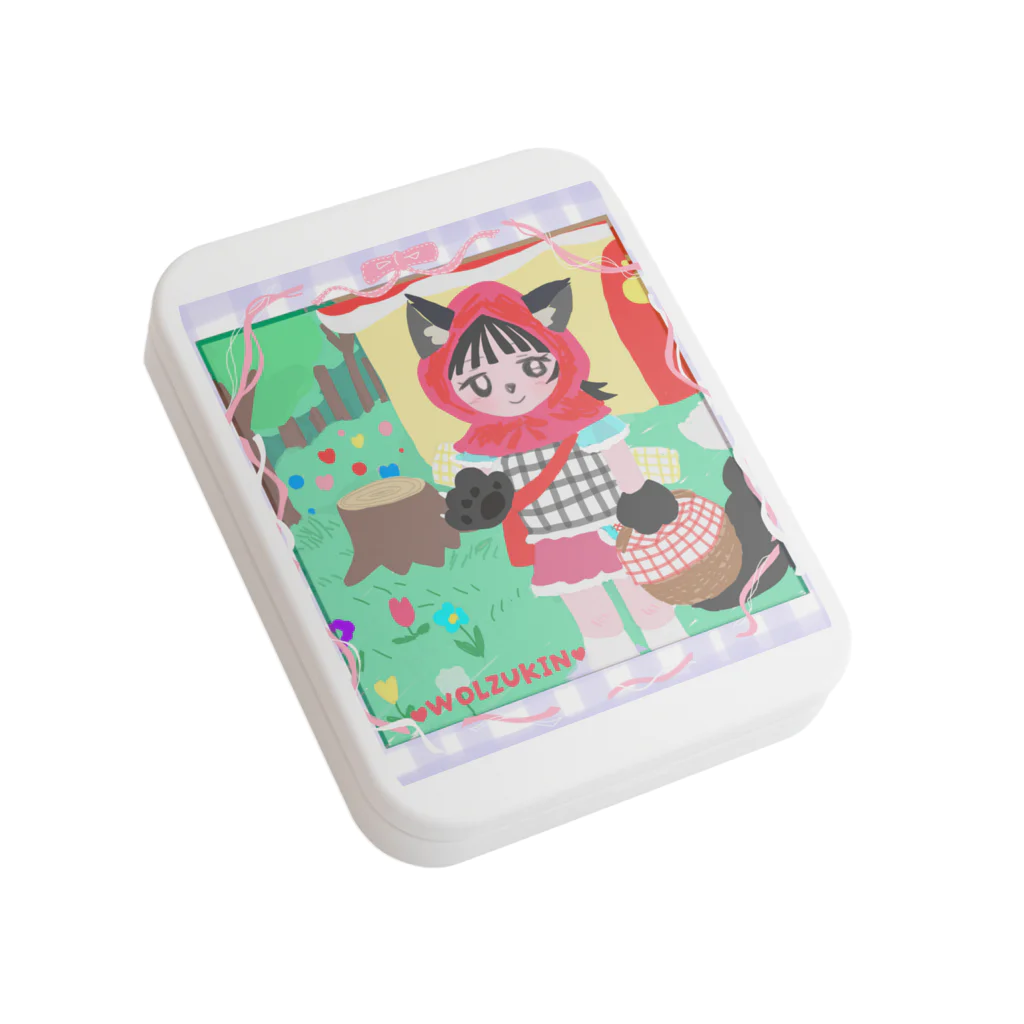 しゃななこのおみせのおでかけうるずきん Flat Tin Case