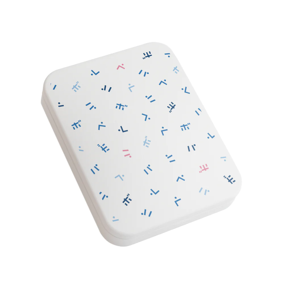 GMOペパボ公式ショップのペ・パ・ボ柄 Flat Tin Case