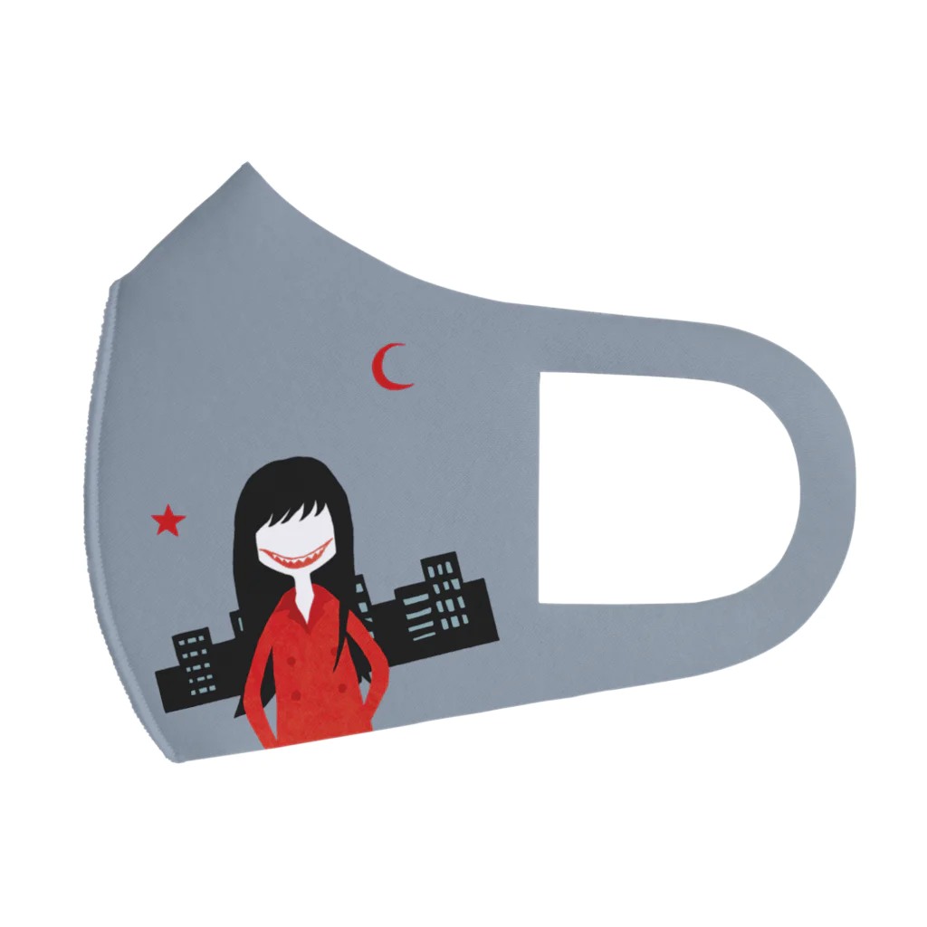 都市伝説マスク＜口裂け女・グレー＞ / おばけ商店 ( fujinami_uzura