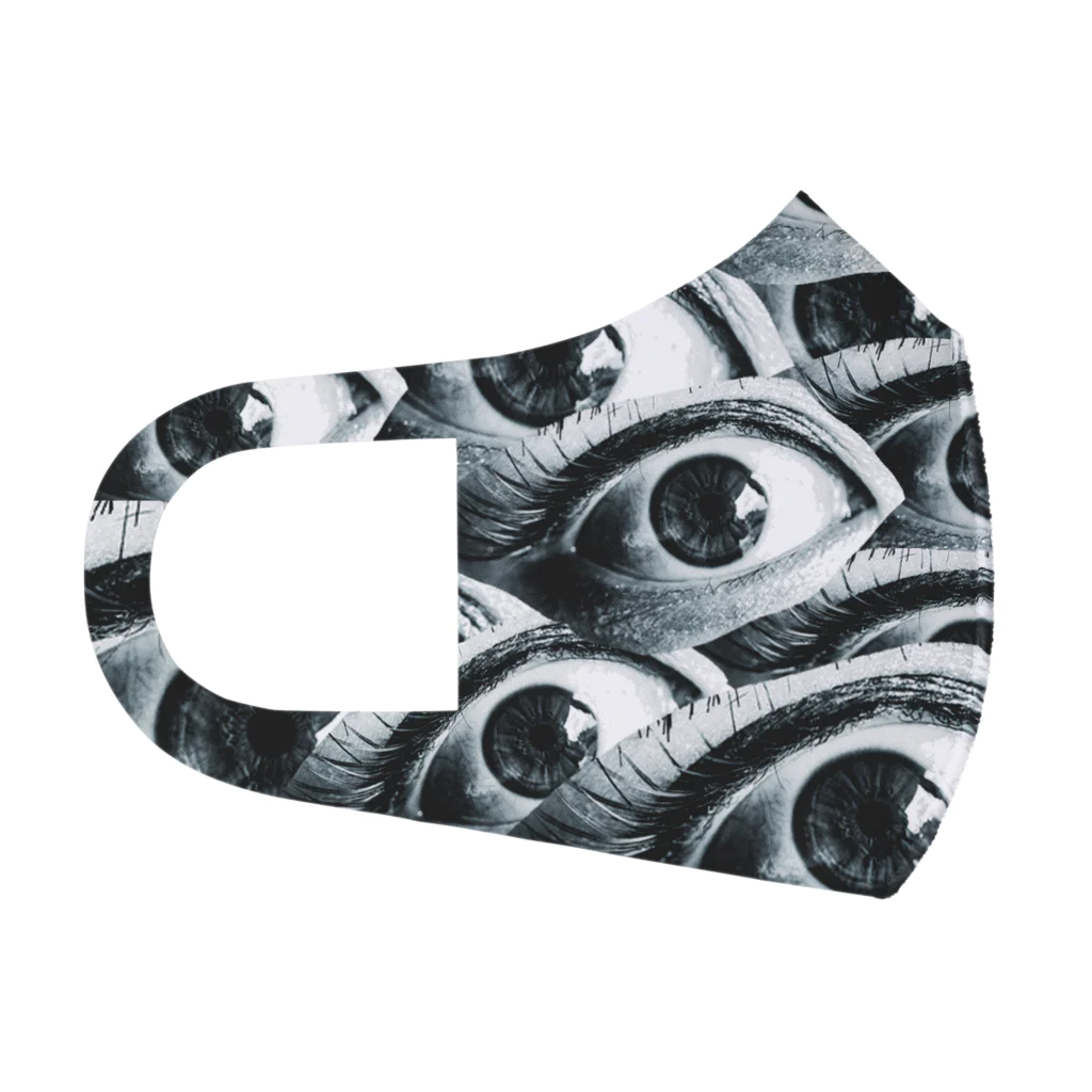 何をみても何かを思い出すの目目目 Face Mask