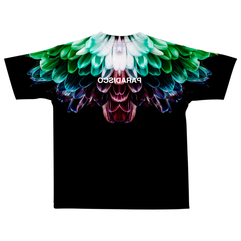 HOUSE DANCE MANIAのBotanical・Colorful All-Over Print T-Shirt