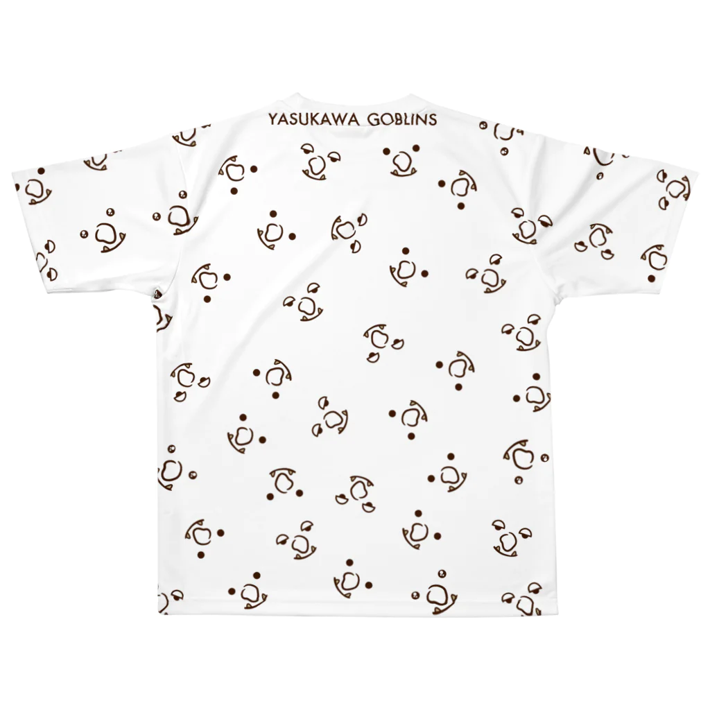 YASUKAWA GOBLINSのゴビーフェイス全面プリント All-Over Print T-Shirt