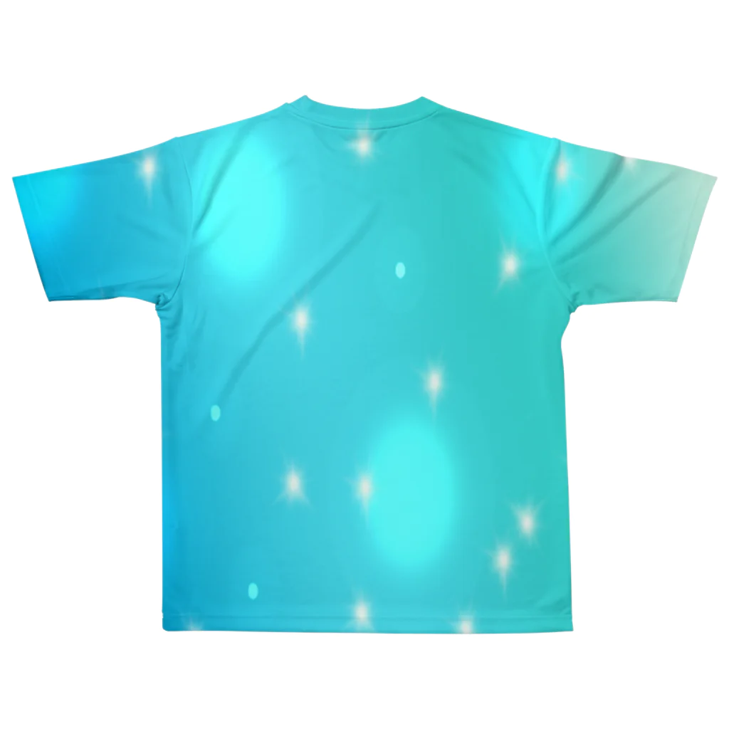 ヤママユ(ヤママユ・ペンギイナ)のふたごのフェアリーペンギン(kirakira) All-Over Print T-Shirt