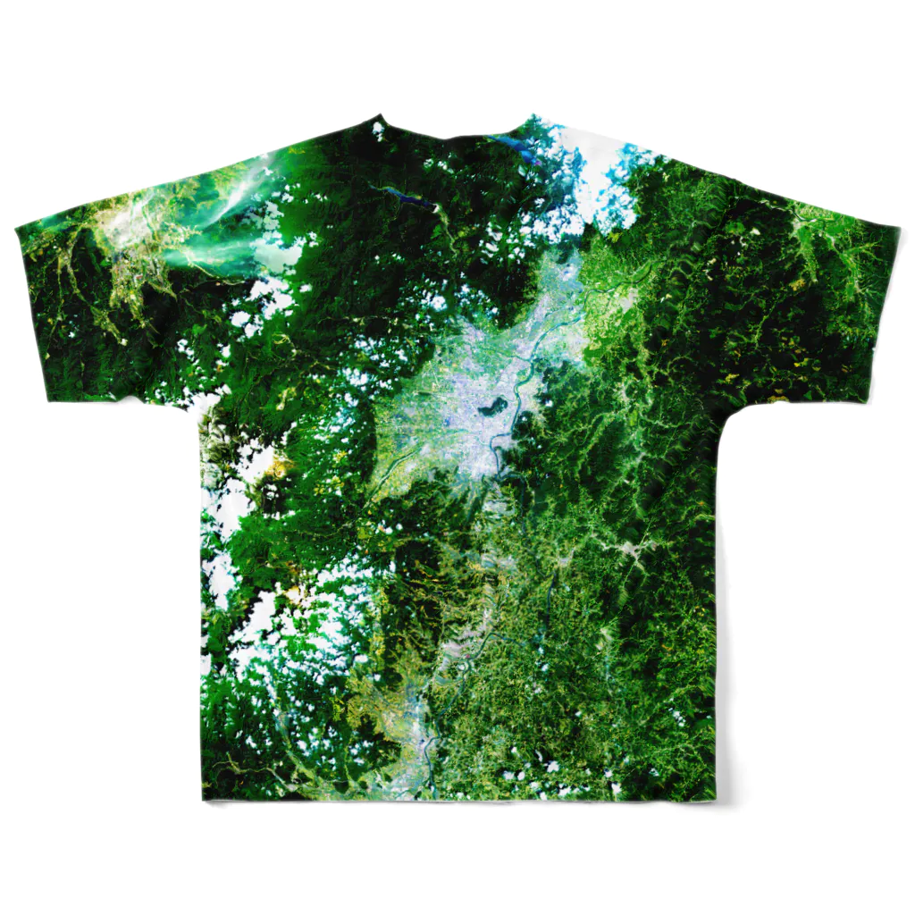 WEAR YOU AREの福島県 福島市 Tシャツ 両面 All-Over Print T-Shirt :back