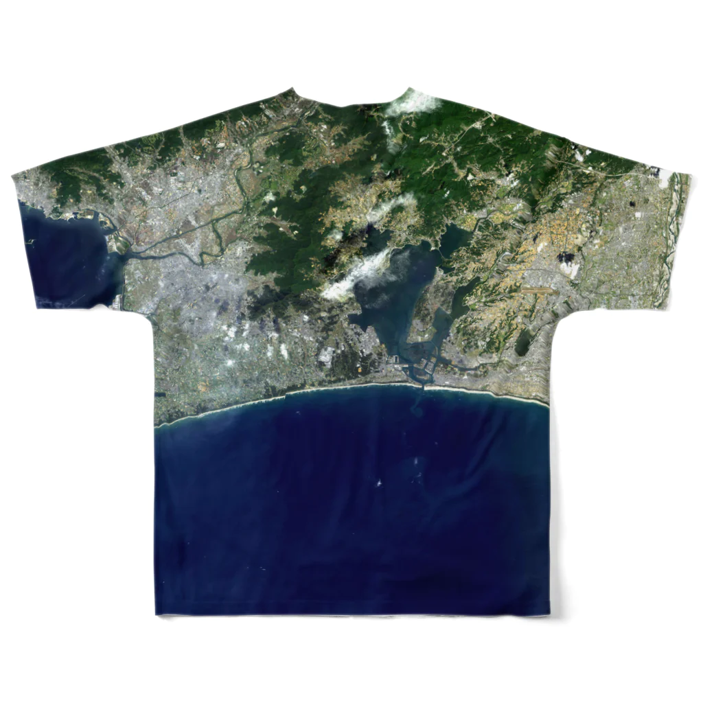 WEAR YOU AREの静岡県 湖西市 Tシャツ 両面 All-Over Print T-Shirt :back