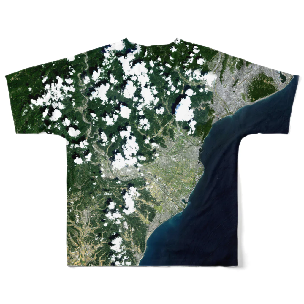 WEAR YOU AREの静岡県 藤枝市 Tシャツ 両面 All-Over Print T-Shirt :back