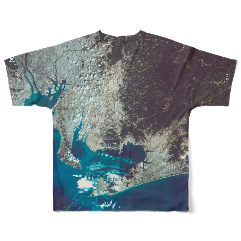 WEAR YOU AREの静岡県 湖西市 Tシャツ 両面 All-Over Print T-Shirt :back
