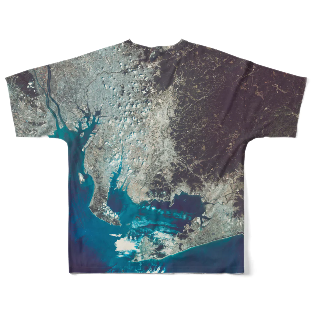 WEAR YOU AREの静岡県 湖西市 Tシャツ 両面 All-Over Print T-Shirt :back