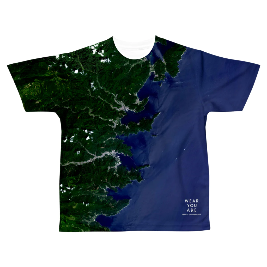 WEAR YOU AREの岩手県 釜石市 Tシャツ 両面 All-Over Print T-Shirt