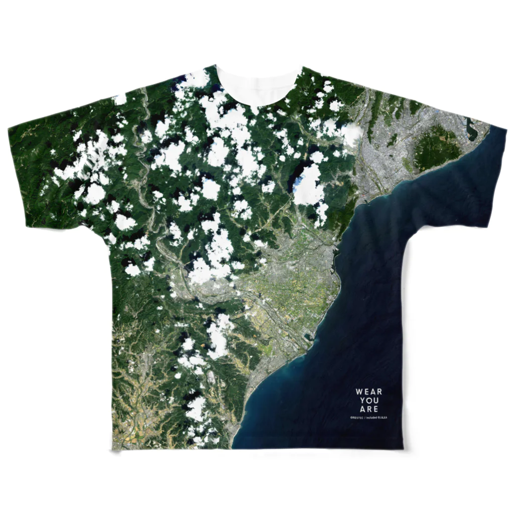 WEAR YOU AREの静岡県 藤枝市 Tシャツ 両面 All-Over Print T-Shirt