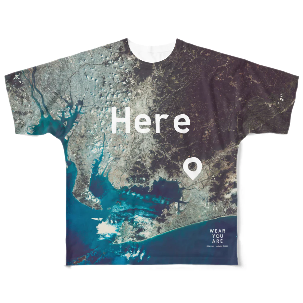 WEAR YOU AREの静岡県 湖西市 Tシャツ 両面 All-Over Print T-Shirt
