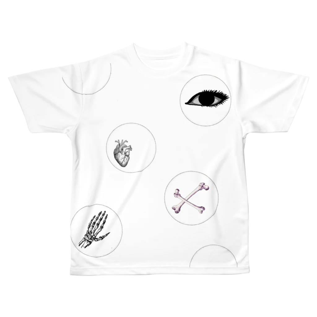 meMEmeのしゃぼん玉 All-Over Print T-Shirt