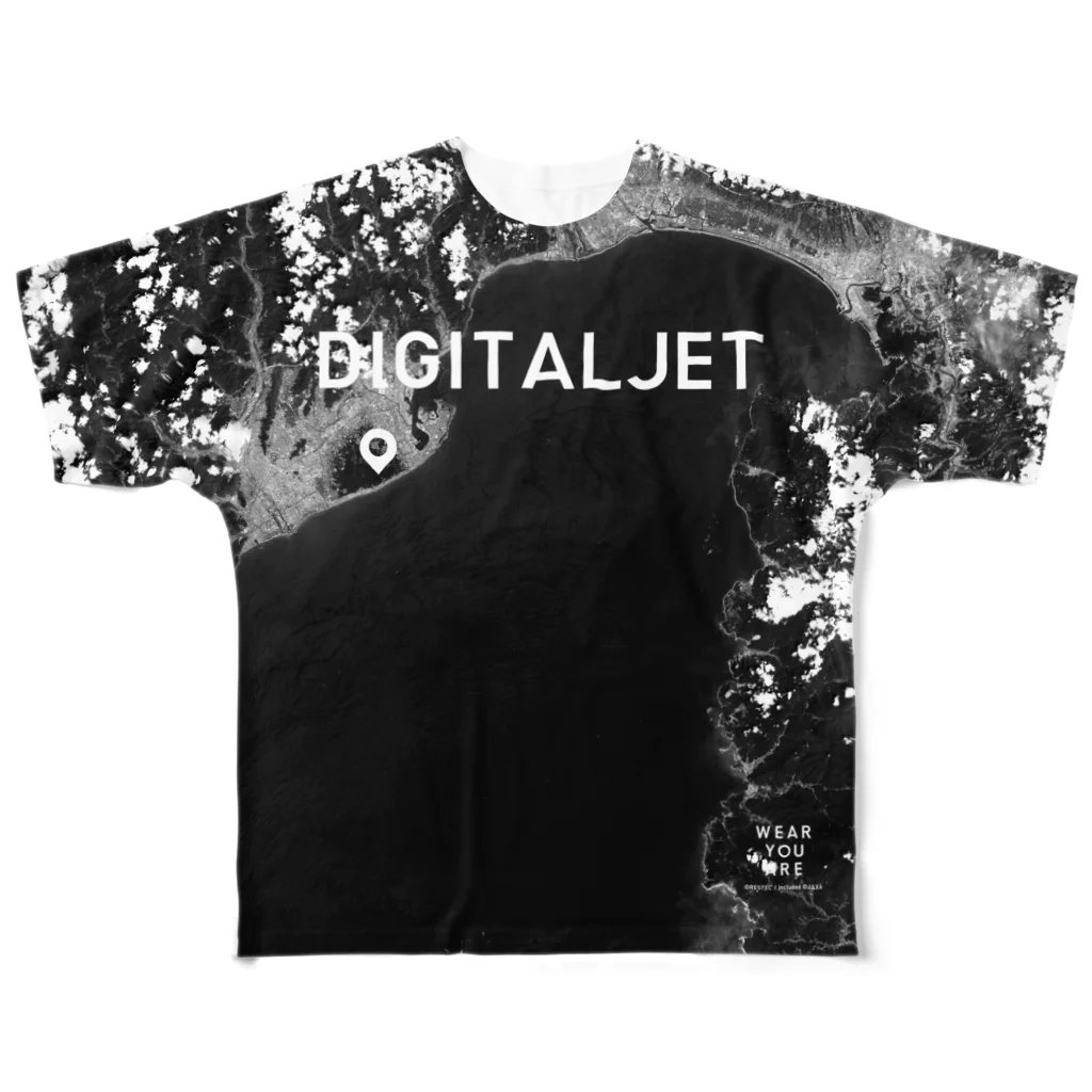 WEAR YOU AREの静岡県 静岡市 Tシャツ 両面 All-Over Print T-Shirt