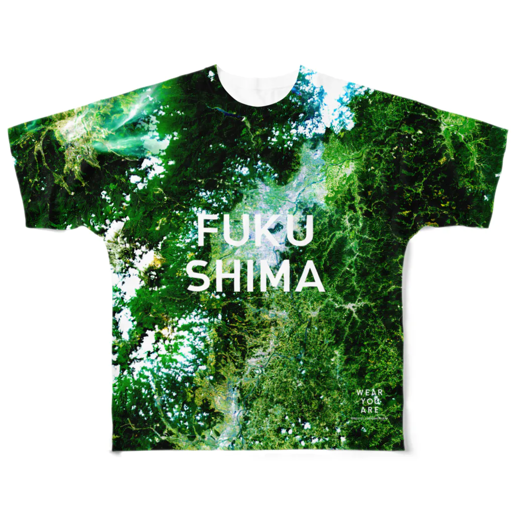 WEAR YOU AREの福島県 福島市 Tシャツ 両面 All-Over Print T-Shirt
