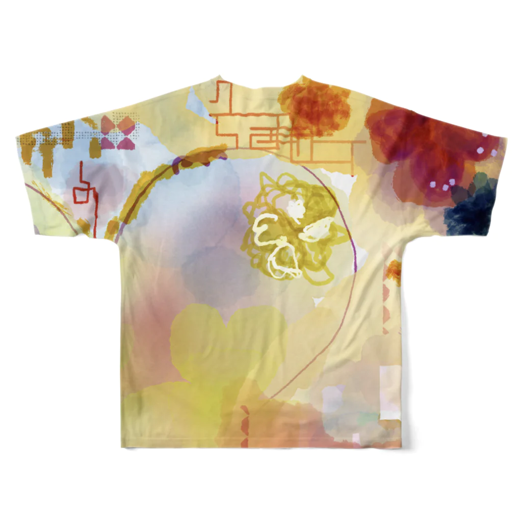 St.SKのClear Heart All-Over Print T-Shirt :back