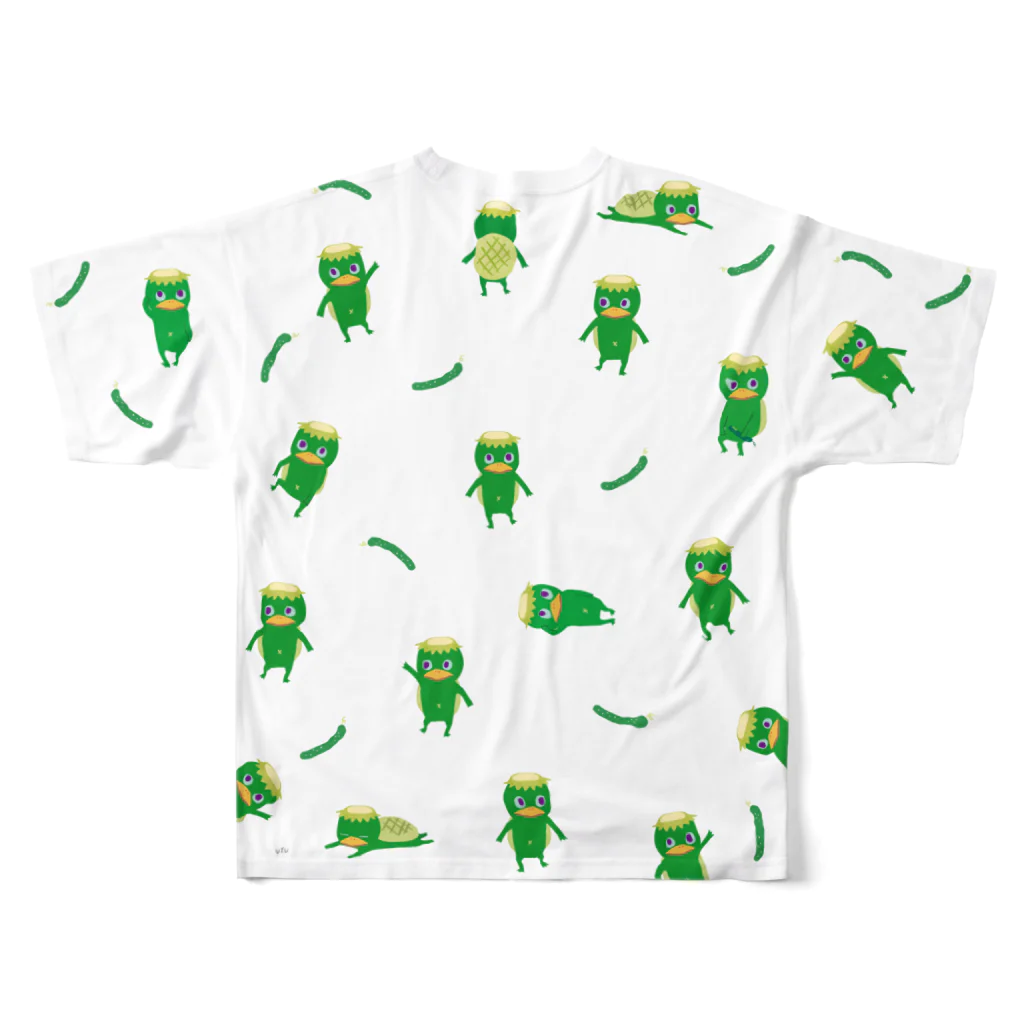 おばけTシャツ＜河童だらけ＞ / おばけ商店 ( fujinami_uzura