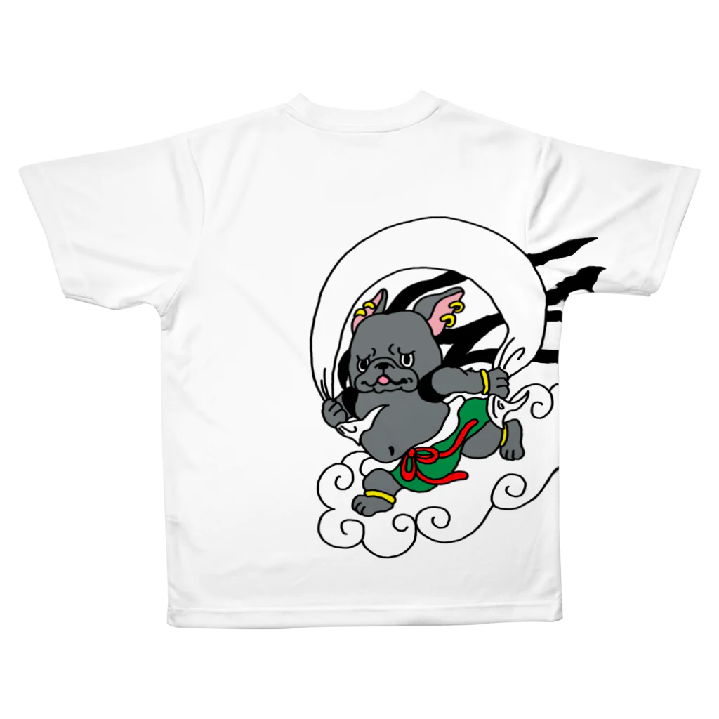 2216studioの風神　雷神 All-Over Print T-Shirt