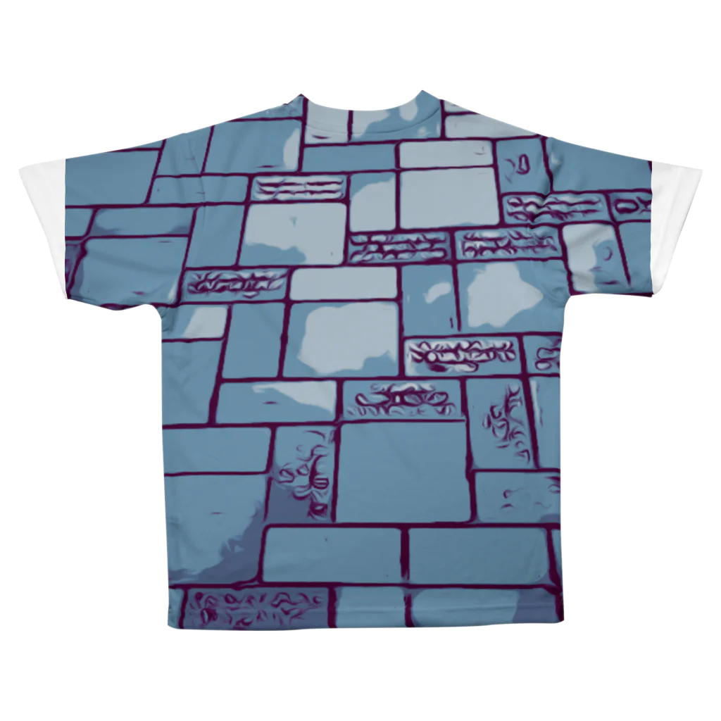 わらしゃんどの舗道 All-Over Print T-Shirt