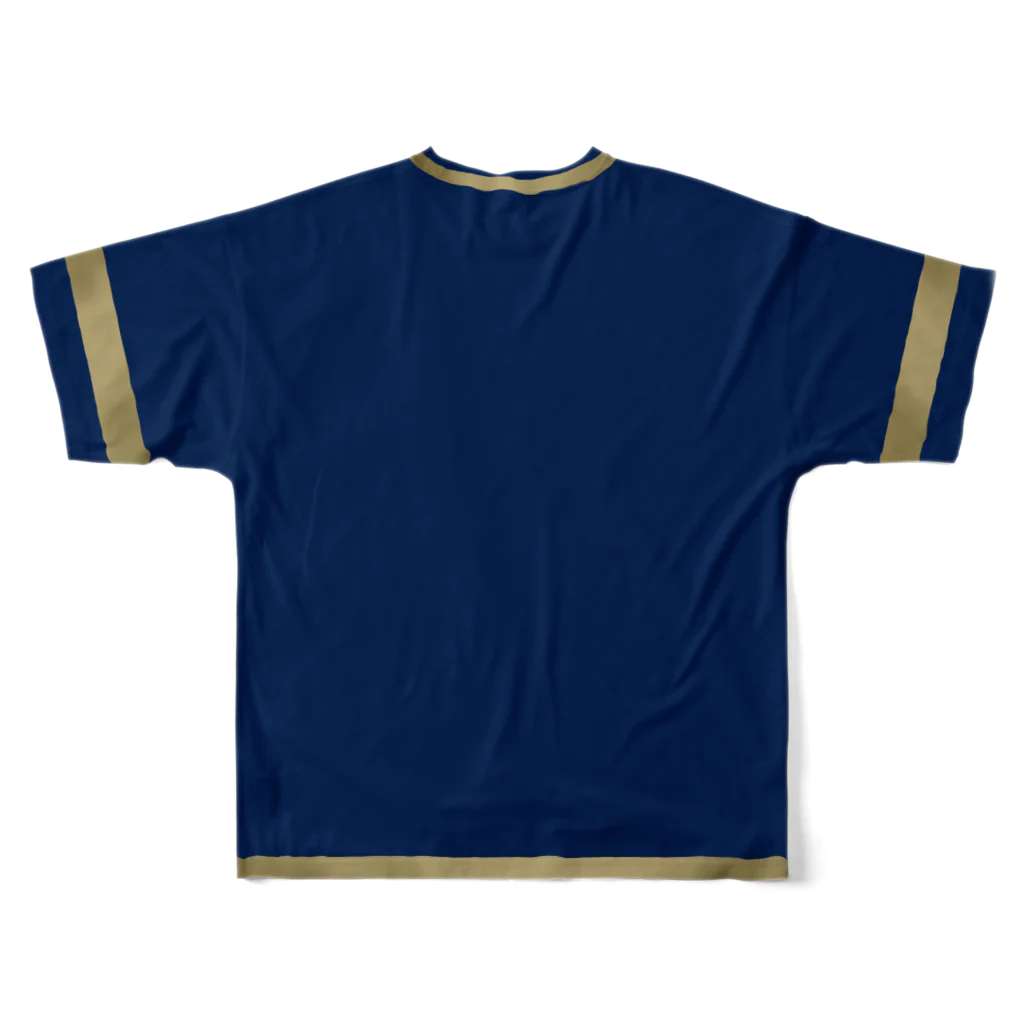 うと　デッコン　tシャツ 鉄道：駅員さん風Tシャツ All-Over Print T-Shirt by やすこーん