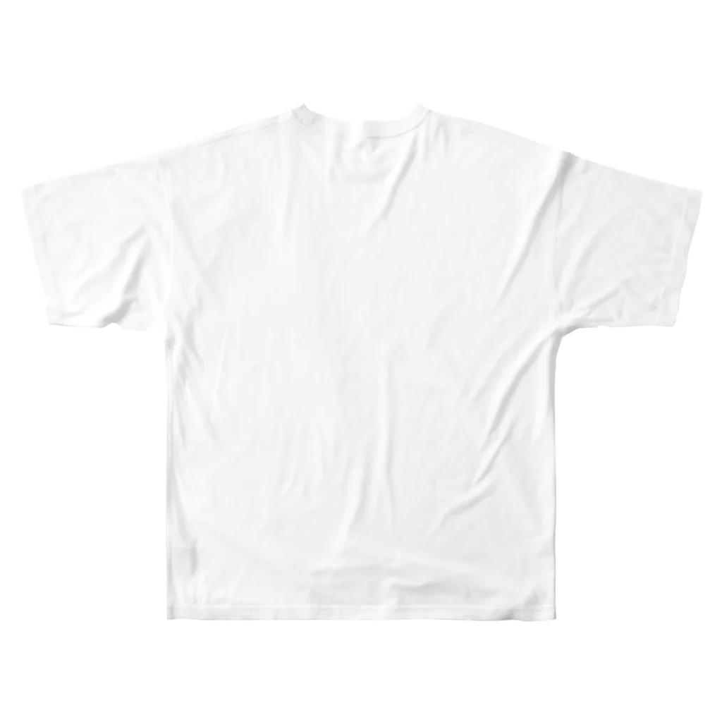 インスピレーションストア(ФωФ)のにゃんこ All-Over Print T-Shirt :back