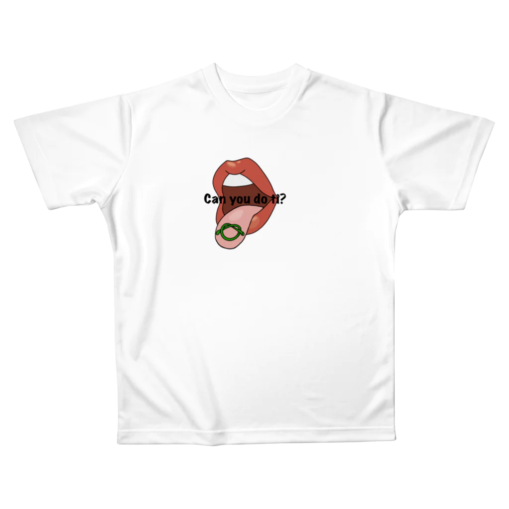 hungryangryのCherry challenge All-Over Print T-Shirt
