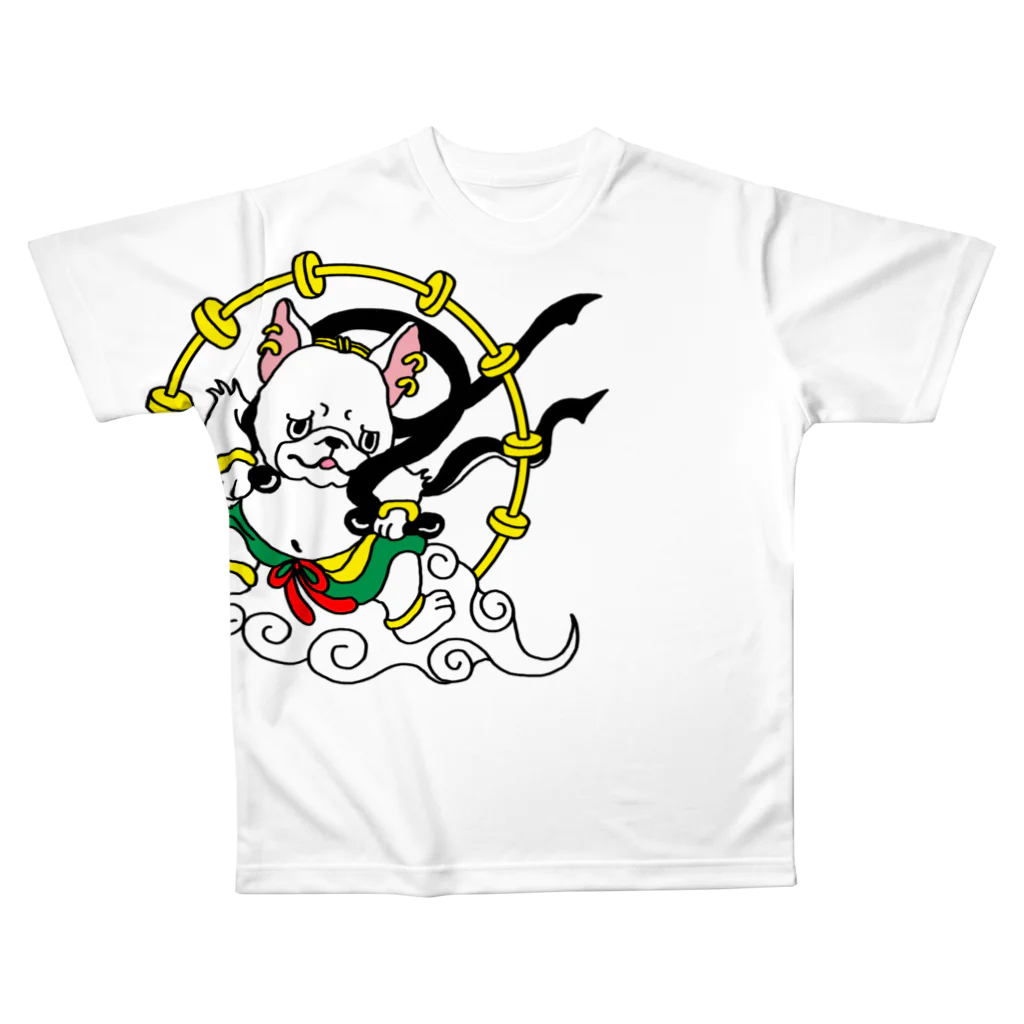 2216studioの風神　雷神 All-Over Print T-Shirt