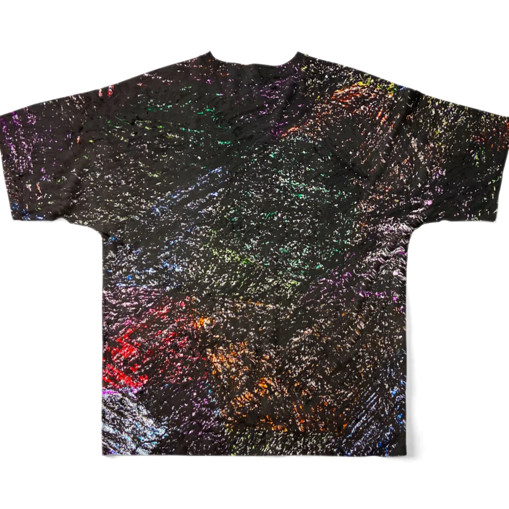 人の森ケチャップのぬりぬり All-Over Print T-Shirt :back