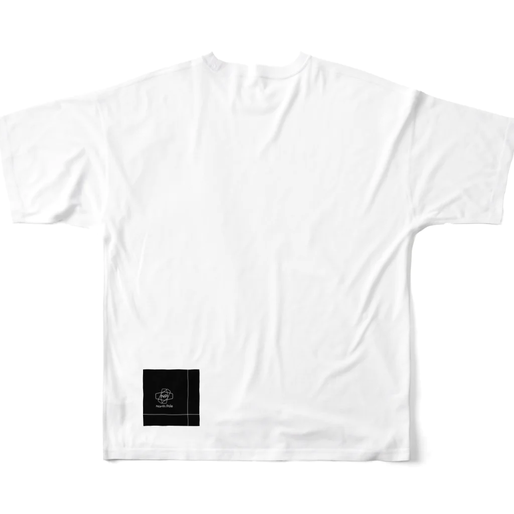 Arctic Bloom.のNorth Pole(ノースポール) All-Over Print T-Shirt :back