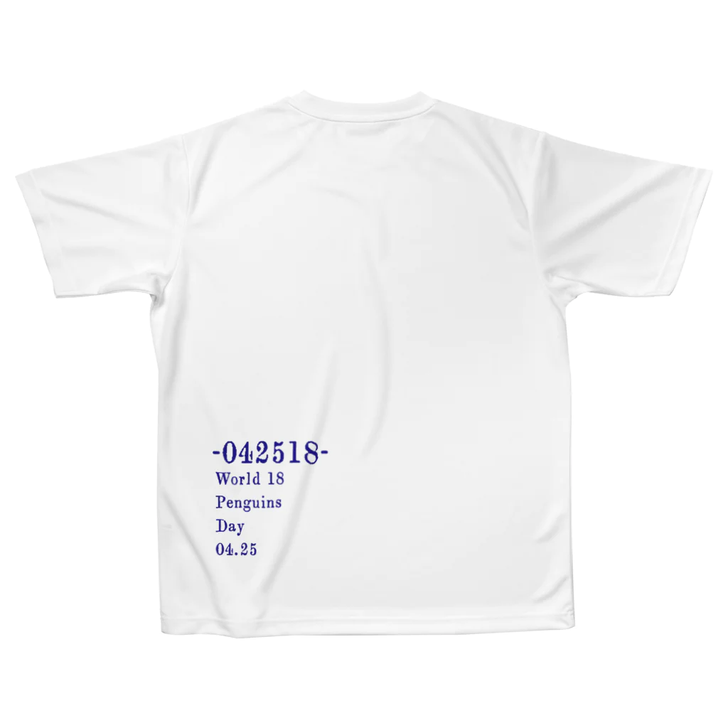 ヤママユ(ヤママユ・ペンギイナ)の-042518-World Penguins Day All-Over Print T-Shirt