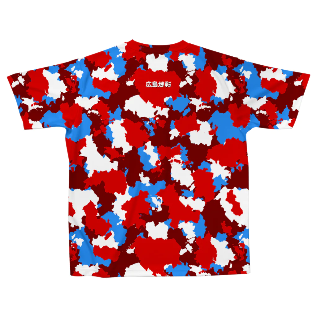 shiroyamanの広島迷彩（赤鯉） All-Over Print T-Shirt